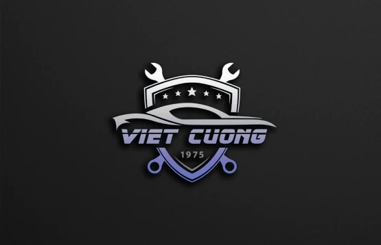 thiết kế logo VIỆT CƯỜNG - Garage, Thiết bị, Bảo dưỡng