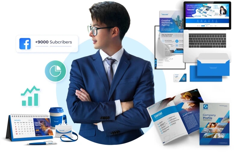 thiết kế logo công ty, nhận diện thương hiệu